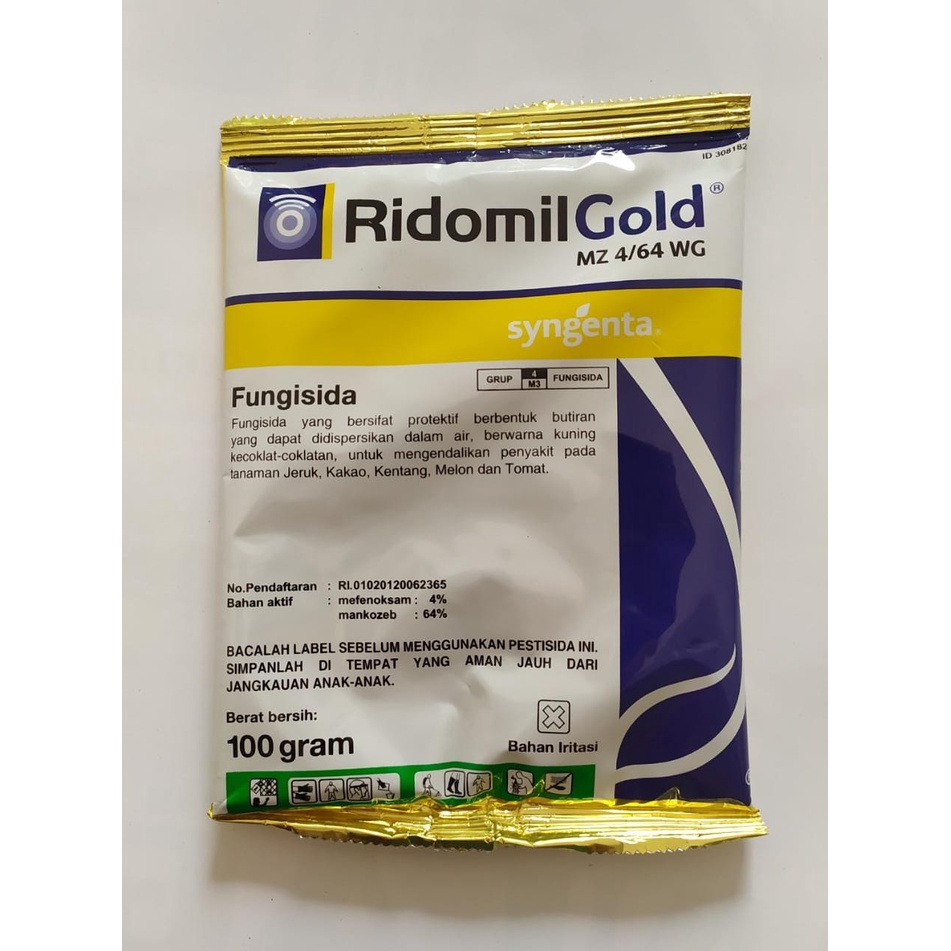 Jual Fungisida RIDOMIL GOLD MZ 4 64 WG 100 Gram Shopee Indonesia