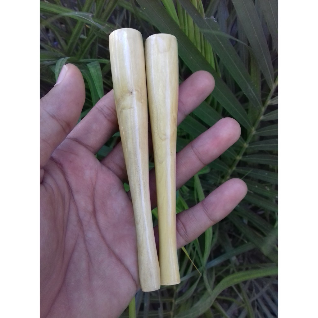 Jual ONCE PIPA ROKOK KAYU BERTUAH KAYU KEMUNING NATURAL 12 CM