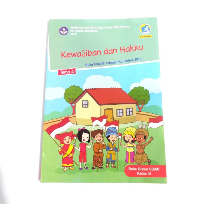 Jual Buku Tematik Sd Kelas Tema Kewajiban Dan Hakku Shopee Indonesia