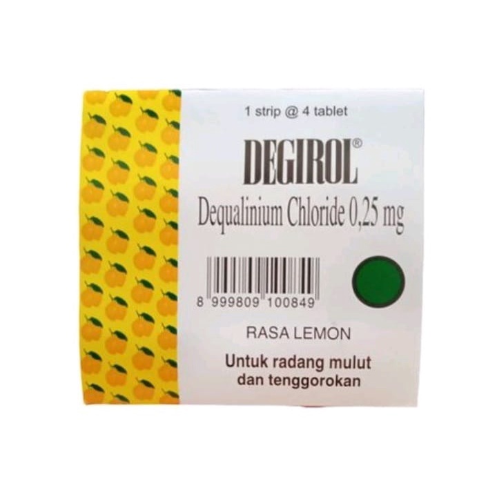 Jual DEGIROL STRIP 10 TABLET Degirol Sariawan Sakit Tenggorokan