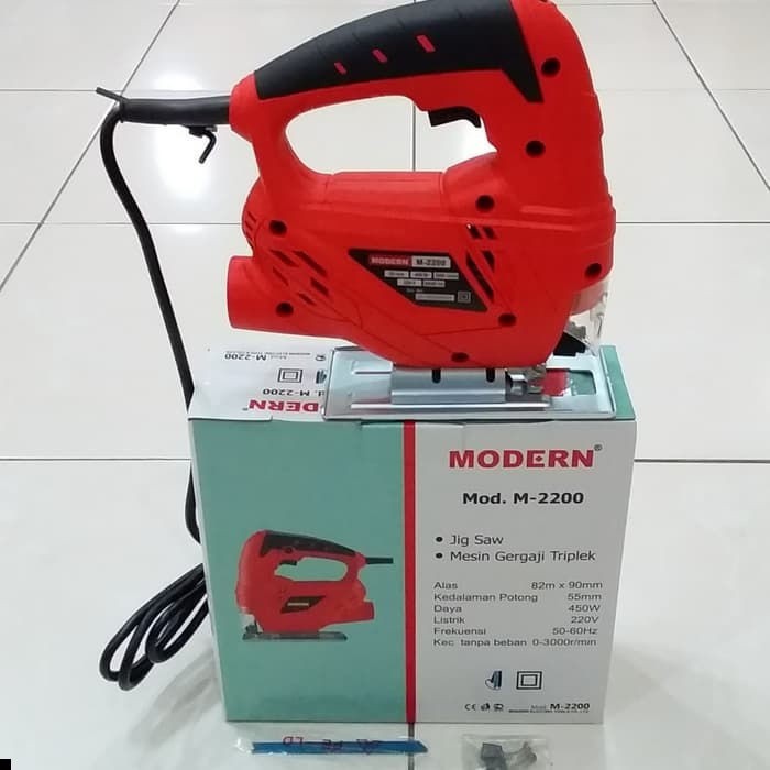 Mesin Gergaji Tripleks Jigsaw Modern M 2200 Shopee Indonesia