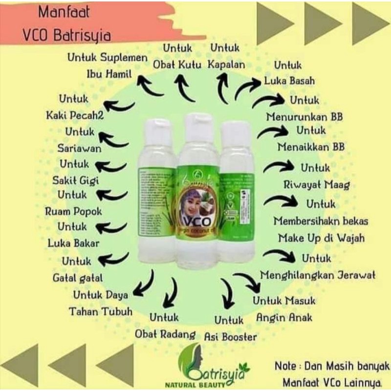 Jual VCO Batrisyia 60 Ml Indonesia Shopee Indonesia