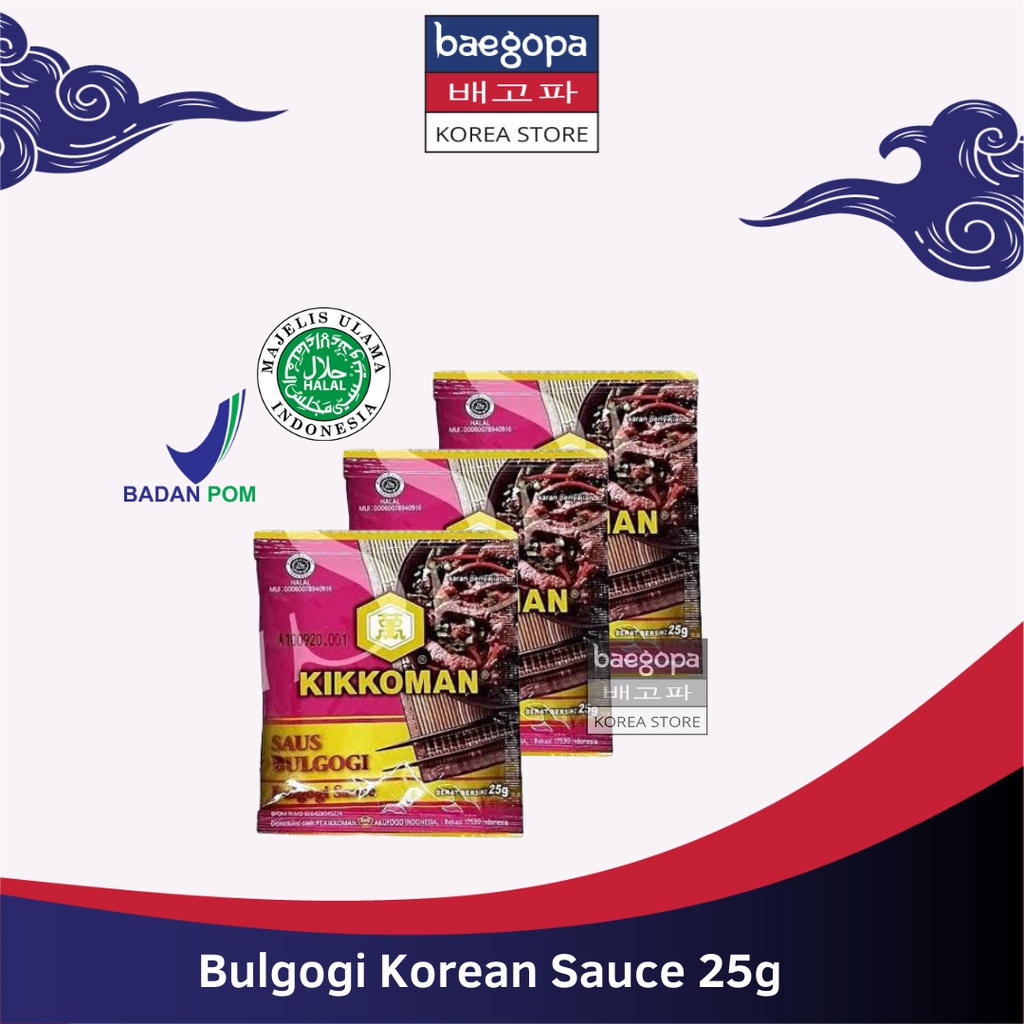 Jual KIKKOMAN Bulgogi Sauce 25 Ml Halal BBQ Khas Korea Bumbu Marinasi