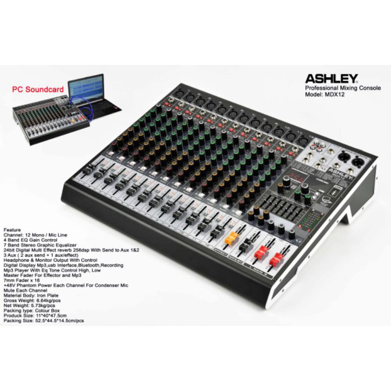 Jual Mixer Ashley Mdx Original Mdx Channel Usb Bluetooth Soundcard