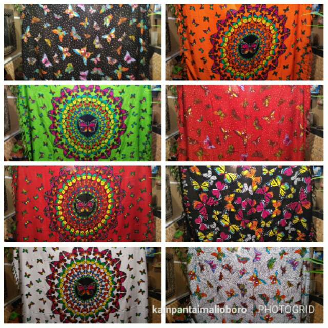 Jual Kain Pantai Bali Mandala Kupukupu Kain Kupukupu Kain Bohemian