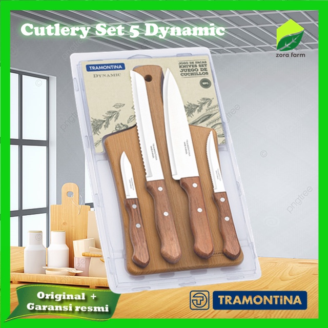 Jual Pisau Tramontina 5 Pcs Cutlery Set Dynamic Original Shopee