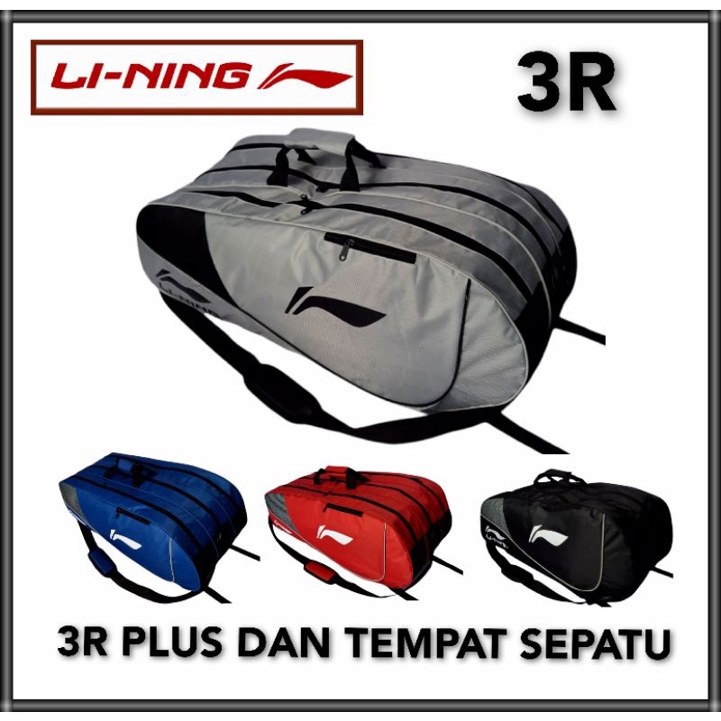 Jual Tas Raket Ransel Ln R Jumbo Badminton Bulutangkis Shopee Indonesia