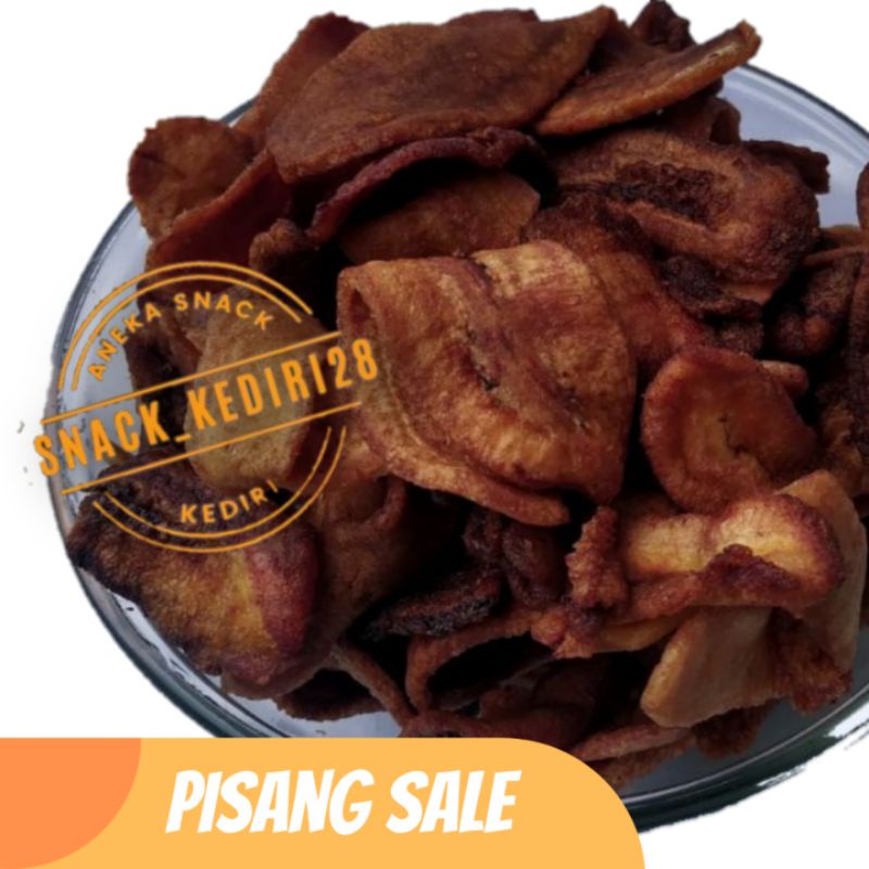 Jual Keripik Sale Pisang Kering Legit Manis Kiloan Shopee Indonesia