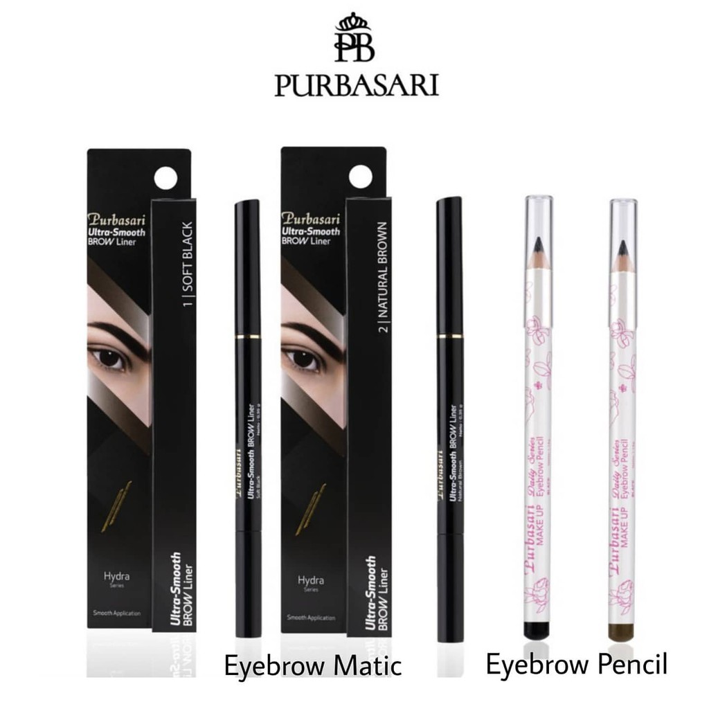 Jual PURBASARI Ultra Smooth Brow Liner Eyebrow Pencil Daily Series