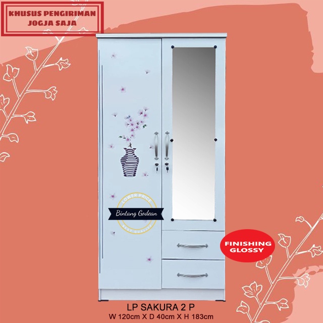 Jual Lemari Pakaian Pintu Sakura Kl Shopee Indonesia