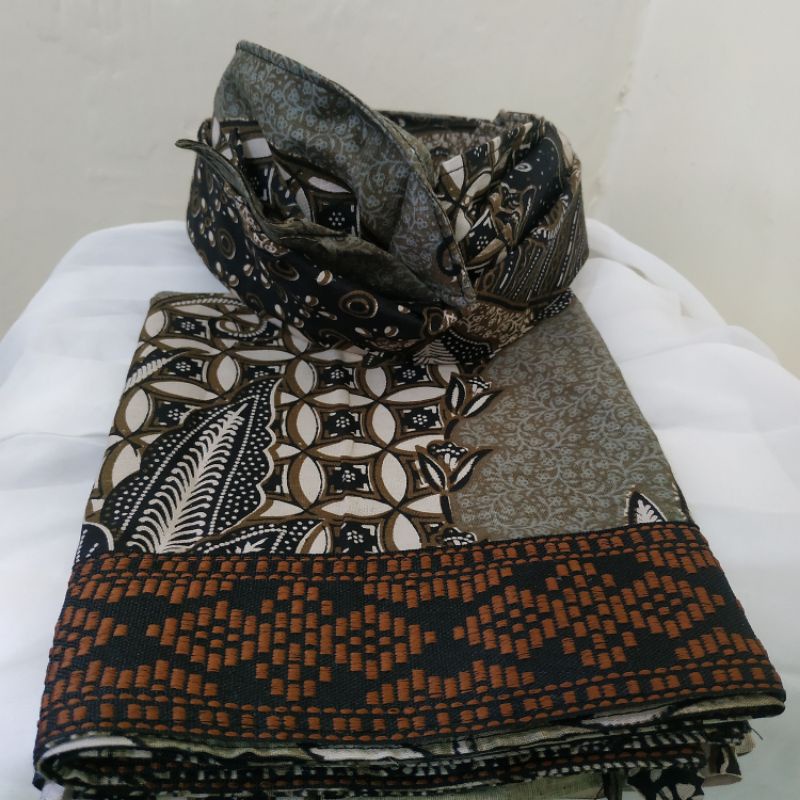 Jual Saput Udeng Batik Udeng Setengah Jadi Tinggal Ikat Shopee