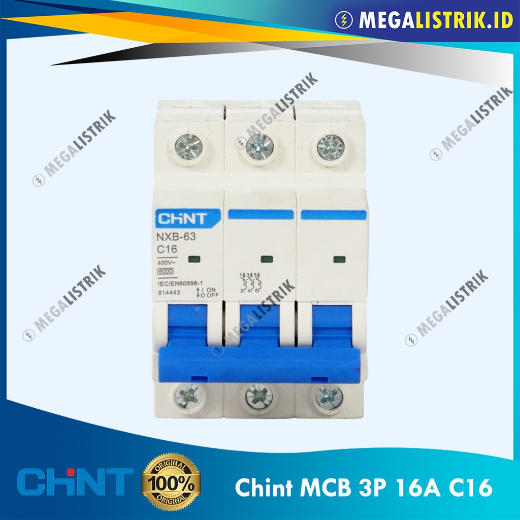 Jual Chint Mcb P A Phase Ampere A Ka Sni Nxb C