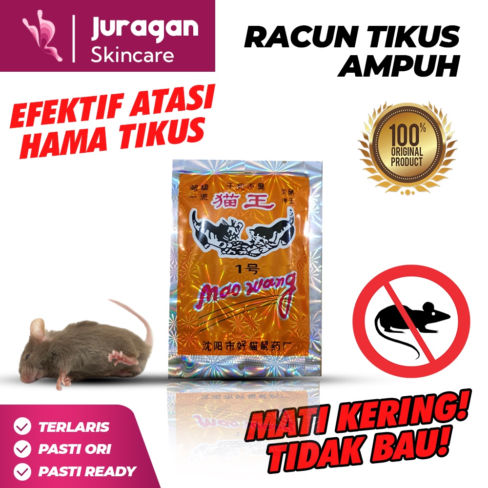 Jual Original Racun Tikus Mao Wang Anti Tikus Pembunuh Tikus