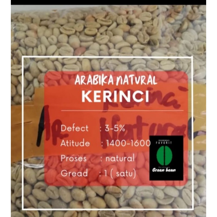 Jual Green Bean Biji Kopi Arabika 1 Kg Natural Shopee Indonesia