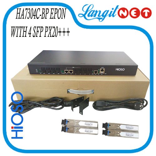 Jual HIOSO EPON OLT HA7304C BP WITH PX20xxx 4 PON Port SFP Shopee