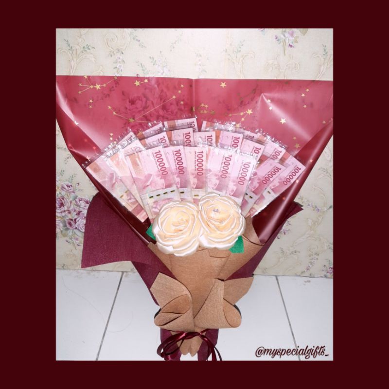 Jual Money Bouquet Buket Uang Kado Ultah Kado Spesial Kado