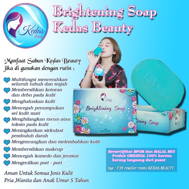 Jual Sabun Kedas Beauty Reseller Resmi Bekasi Original Shopee