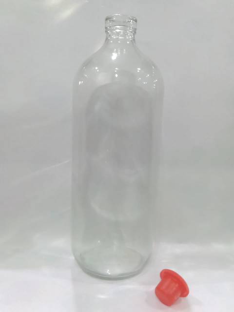 Jual Botol Bolles Liter Tutup Plug Bening Baru New Botol Jamu