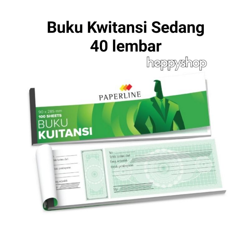 Jual Buku Kwitansi Sedang 40 Lembar Shopee Indonesia