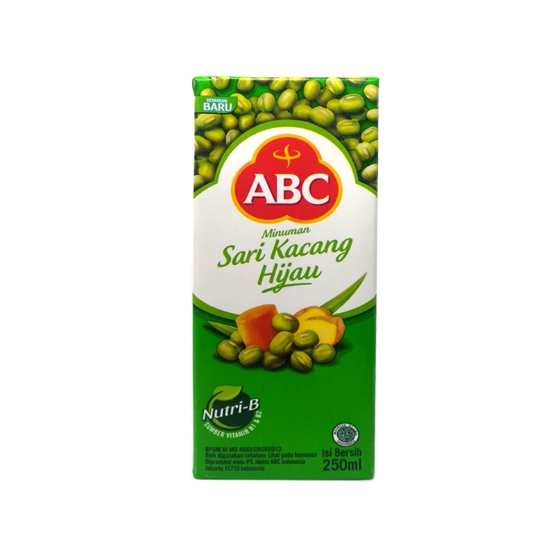 Jual ABC Minuman Sari Kacang Hijau 250ml Shopee Indonesia