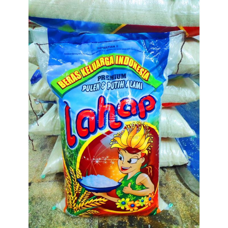 Jual Beras Lahap 25kg Indonesia Shopee Indonesia