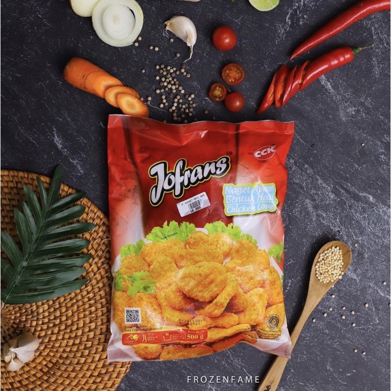 Jual JOFRANS NUGGET BENTUK HATI 500 GR Indonesia Shopee Indonesia