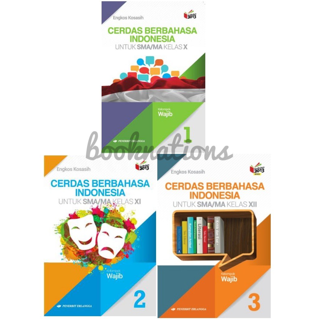 Jual Buku Cerdas Berbahasa Indonesia Wajib Kelas Sma Erlangga