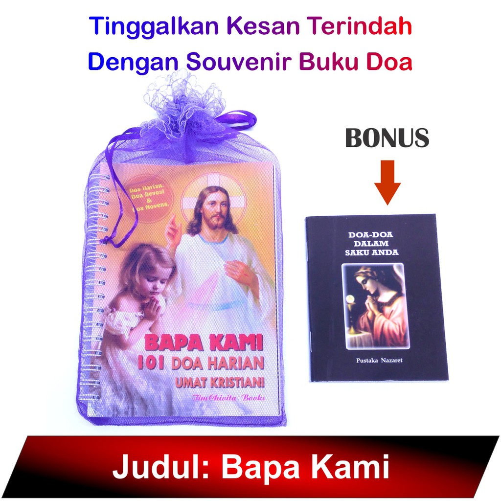 Jual Souvenir Buku Doa Katolik Paket Souvenir Rohani Katolik Paket Doa