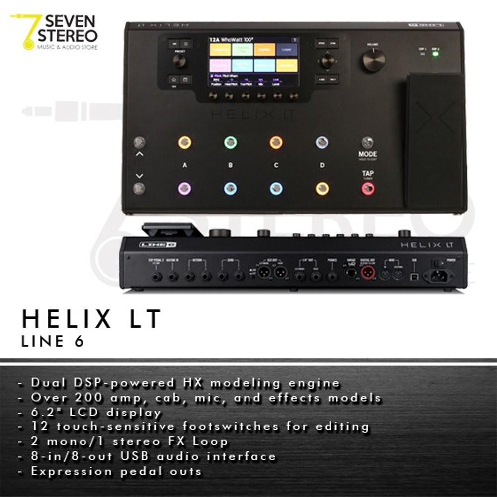 Jual Line Helix Lt Streamlined Hx Guitar Processor Shopee Indonesia