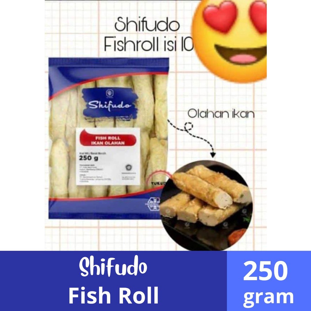 Jual Shifudo Fish Roll Kemasan Gr Gr Kg Halal Shopee