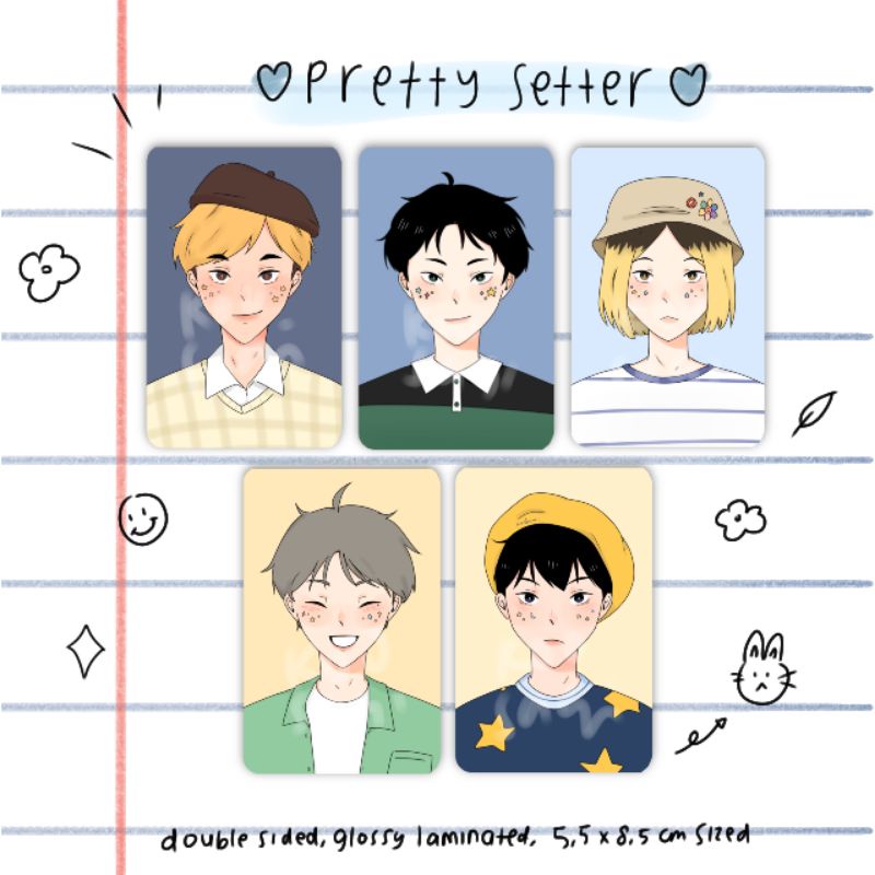 Jual Pretty Setter Haikyu Photocard Shopee Indonesia