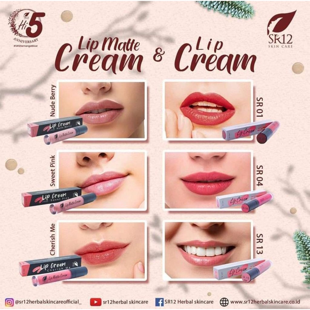 Jual Sr Lip Cream Matte Lipstik Tahan Lama Mini Sweet Pink