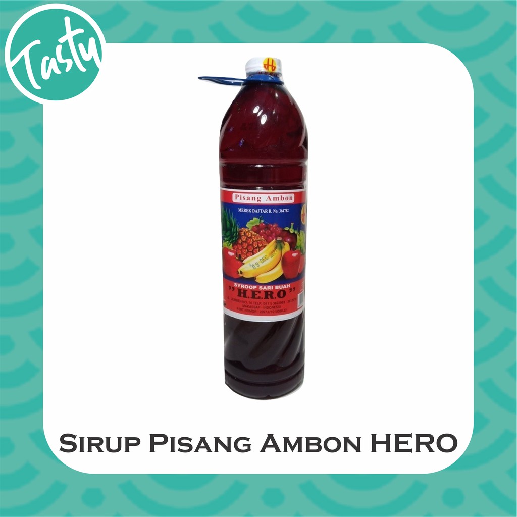 Jual Sirup Pisang Ambon Hero Liter Asli Makassar Shopee Indonesia