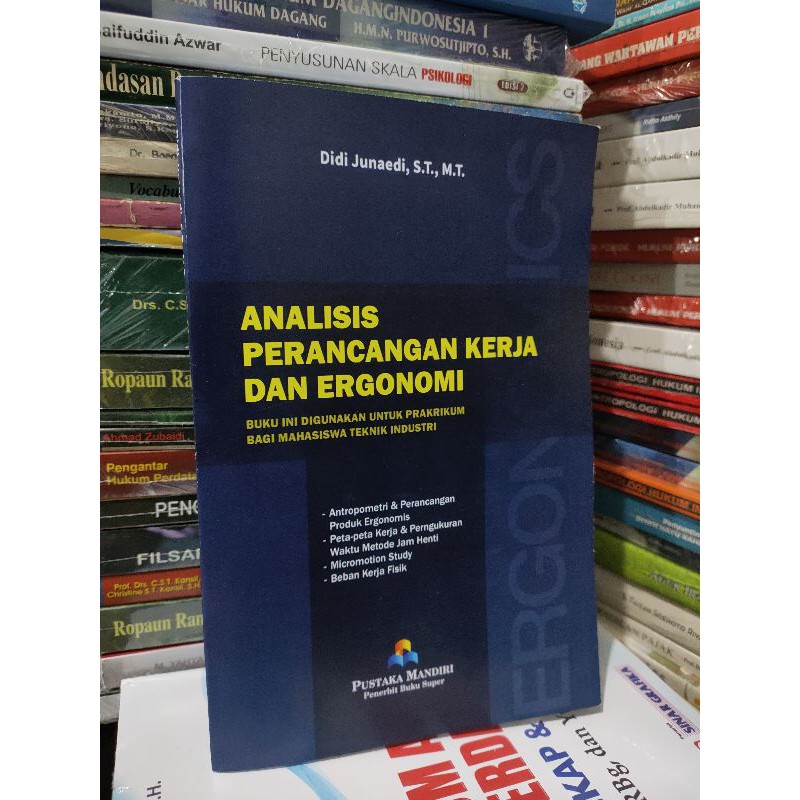 Jual Analisis Perancangan Kerja Dan Ergonomi By Didi Junaedi Shopee