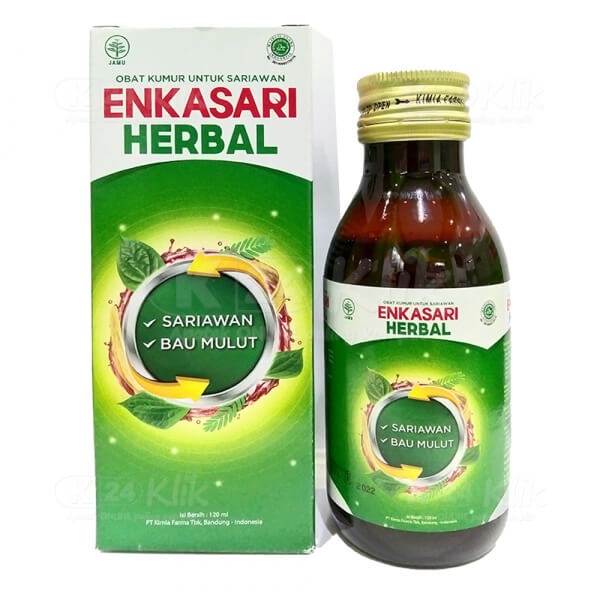 Jual Enkasari Herbal 120 Ml Sariawan Kumur Shopee Indonesia