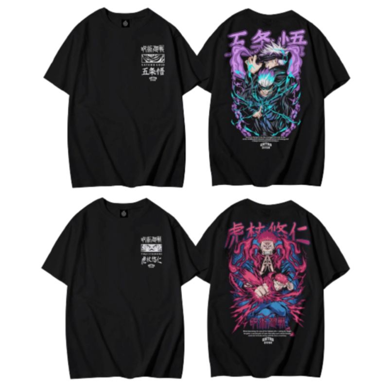 Jual Baju Kaos Distro Pria Original Kaos Anime Jujutsu Kaisen Gojo