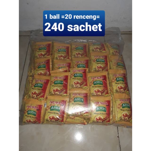 Jual Jahe Amh Jahe Merah Super 1 Ball 20 Renceng Shopee Indonesia