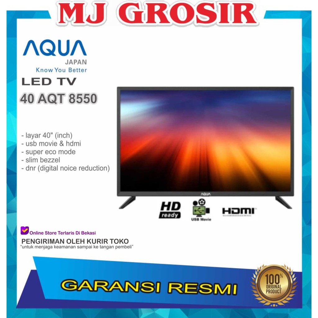 Promo Led Tv Aqua Aqt Aqt Inch Usb Movie Hdmi Slim