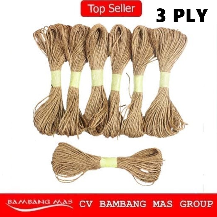 Jual Tambang Tali Goni Rami Lilitan Ply Eceran Permeter Shopee Indonesia