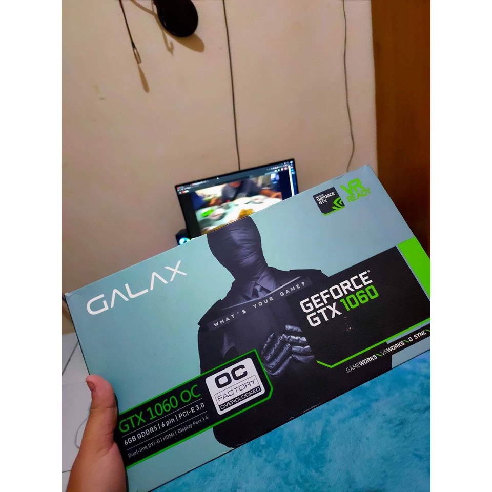 Jual Vga Gaming Galax Gtx Gb Oc Factory Mulus Tidak Ada Kendala