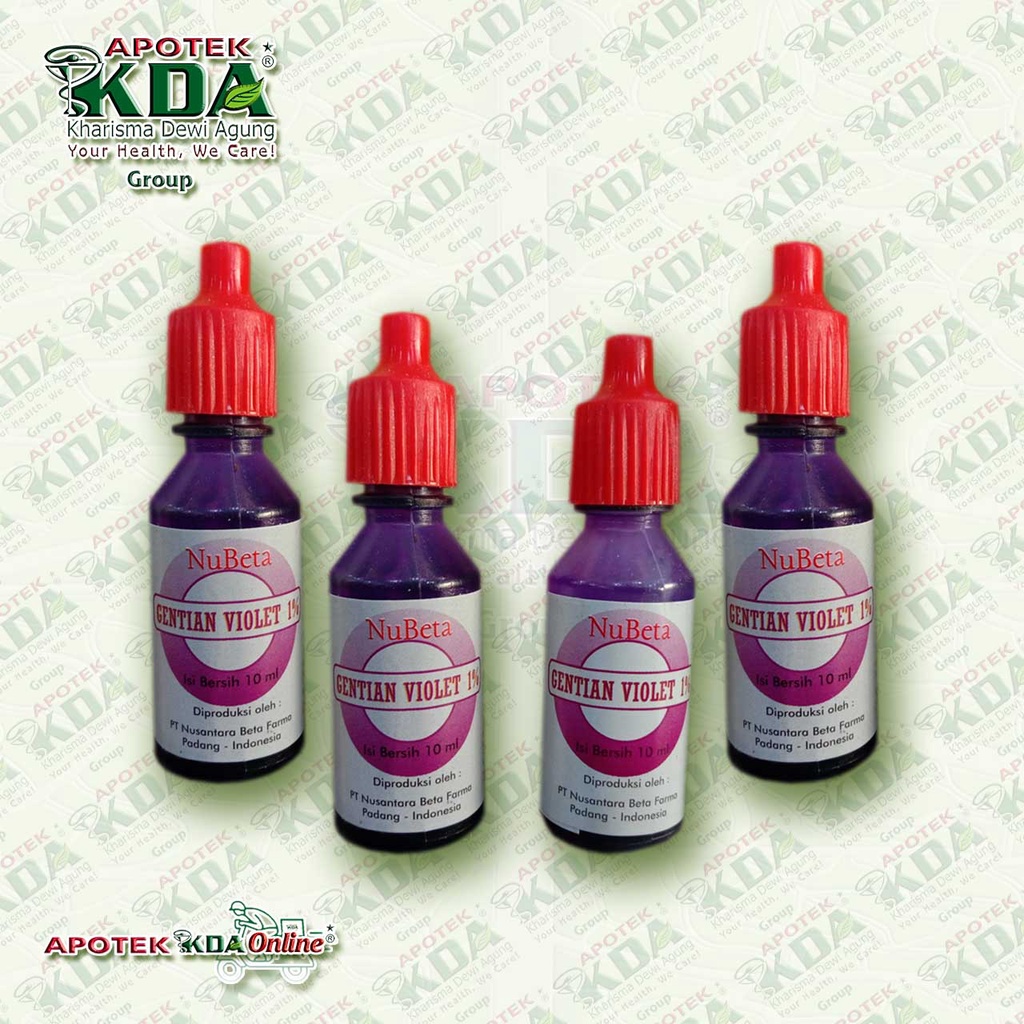 Jual GENTIAN VIOLET 10 ML OBAT SARIAWAN DAN BAU MULUT Indonesia