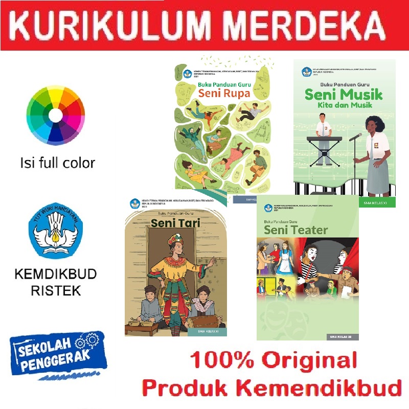 Jual Buku Panduan Guru Seni Rupa Seni Musik Seni Tari Seni Teater