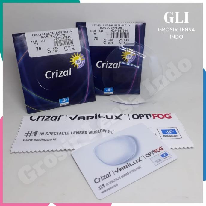 Jual Lensa Essilor Fsv Super Crizal Prevencia Shopee Indonesia