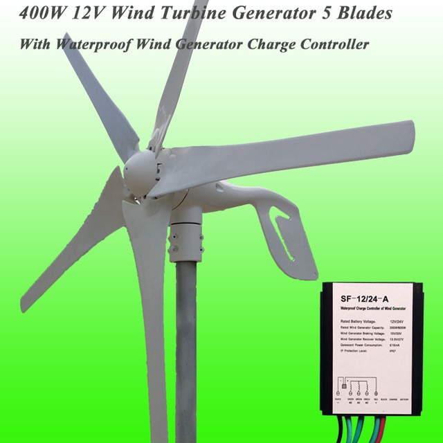 Paket Kincir Angin Wind Turbine Wind Generator V Ac W Max W