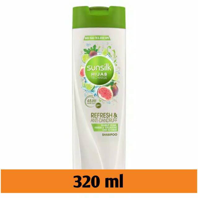 Jual Sunsilk Hijab Recharge Refresh Anti Dandruff Shampo 320 Ml