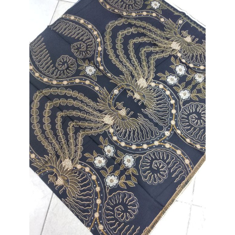 Jual Kain Katun Batik Kota Solo Motif Merak Mlungker Krewel Shopee