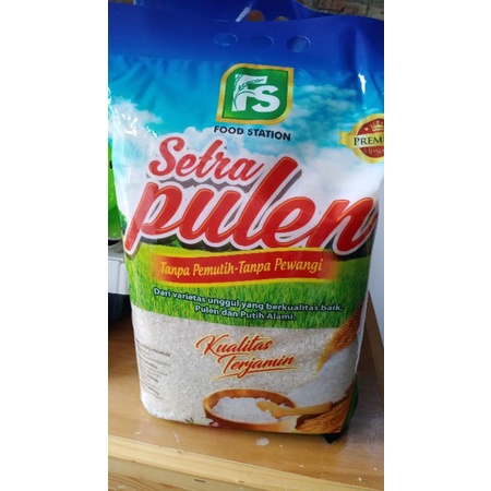 Jual Beras FS Setra Pulen 5 Kg Shopee Indonesia