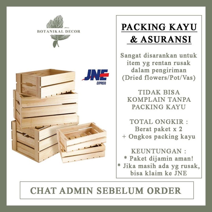 Jual Persiapan Pernikahan Kg Packing Kayu Jne Shopee Indonesia