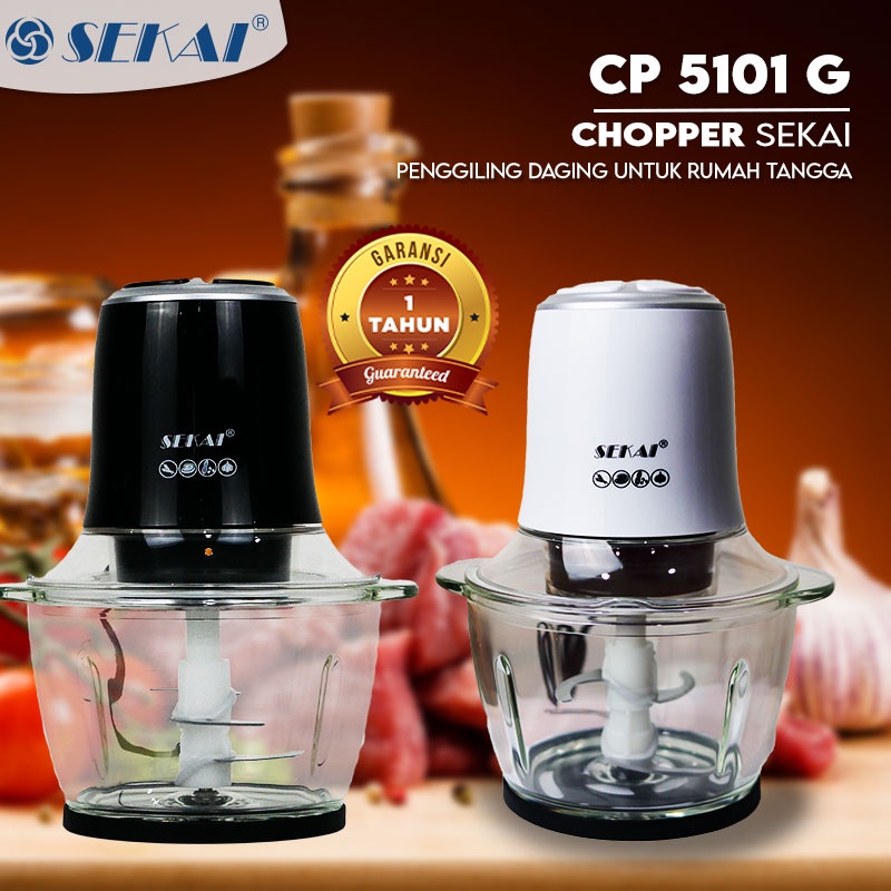 Jual Sekai Blender Chopper Penggiling Daging Sayur Buah Food