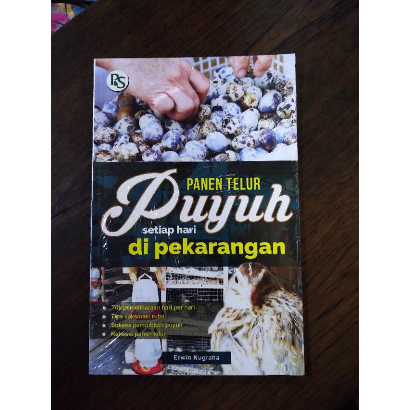 Jual Buku Budidaya Burung Puyuh Setiap Hari Di Pekarangan Shopee